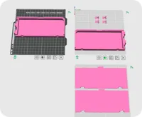左右两侧大面积空白的打印配置 0.2mm layer, 2 walls, 15% infill