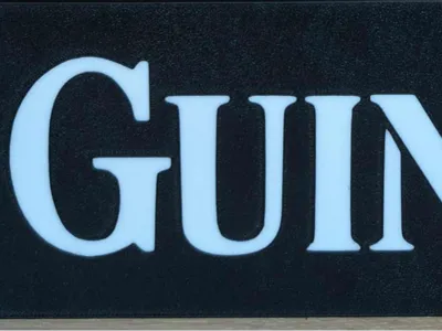 simple guinness light box
