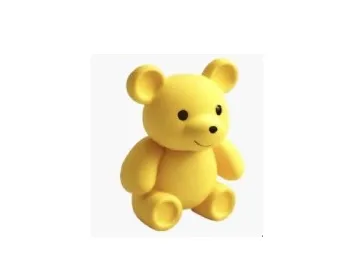 Teddy bear to paint