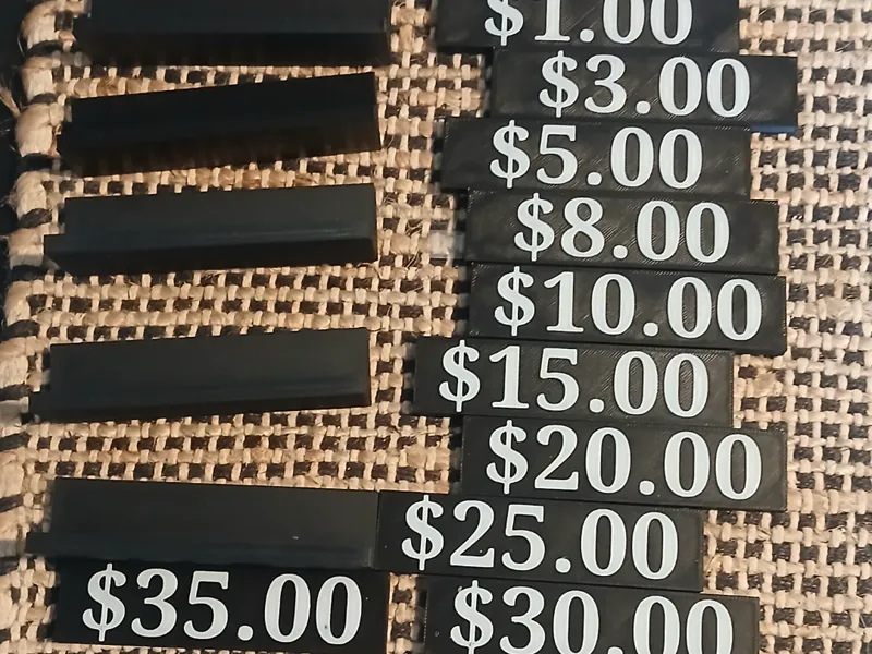 Magnetic Price Signs