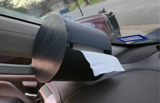 Toilet Paper Dispenser for Travel w/ Suction cup
