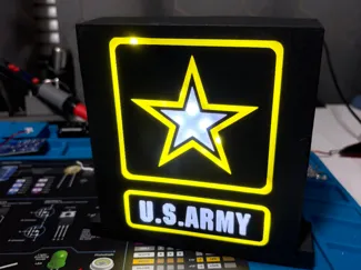 United States Army Lightbox/Decor