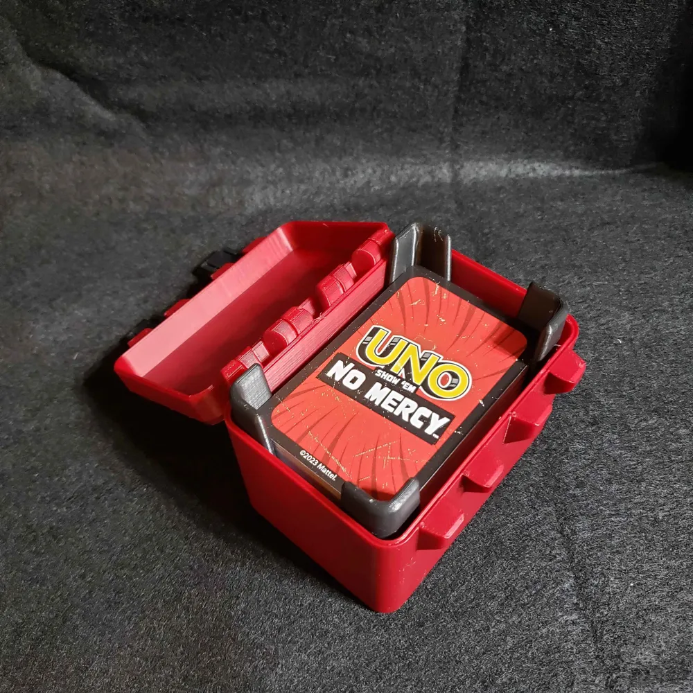 Uno No Mercy Card Box - SnapLock Re-Mix - Free 3D Print Model - MakerWorld