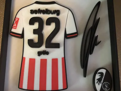 SC Freiburg Jersey with Autograph 