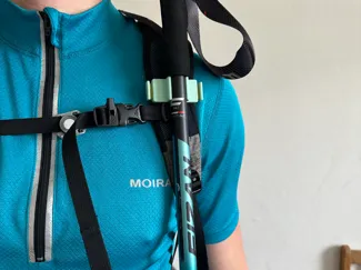 Stow-on-the-Go Trekking Pole Quick-Clip System