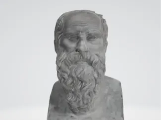 Büste des Diogenes (Marmor)