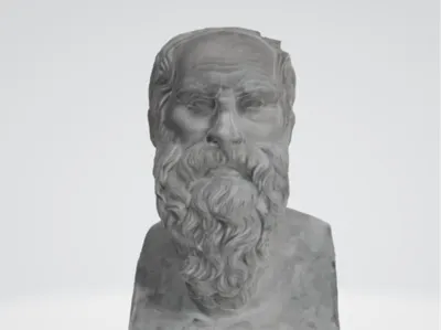 Bust of Diogenes (Marble)