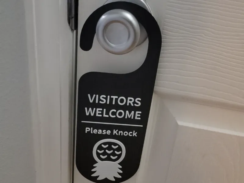 Upside down Pineapple Door Hanger