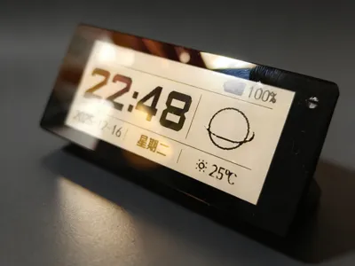 2.9-inch E-Ink Clock Calendar