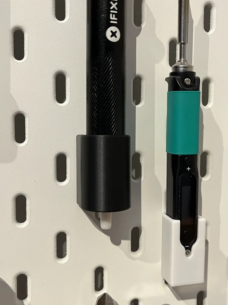 Ikea Skadis Desolder pump holder