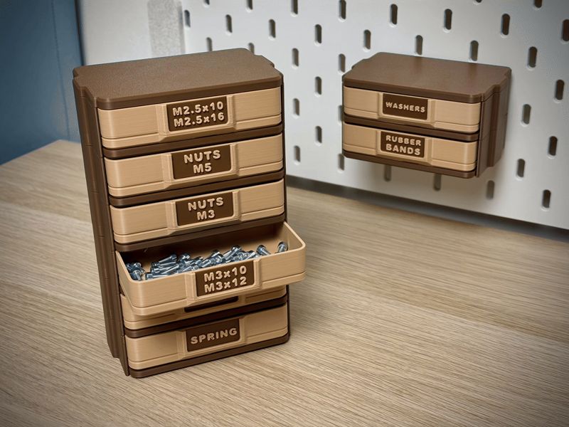 Modular Desk Drawer | Push-Push Lock | Skadis