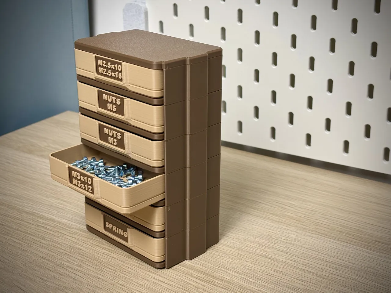 Modular Desk Drawer | Push-Push Lock | Skadis view 4