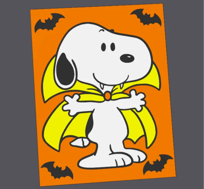 Snoopy Halloween Light Box