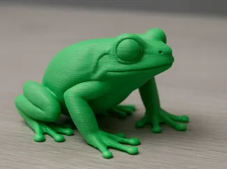 Cute little frog model