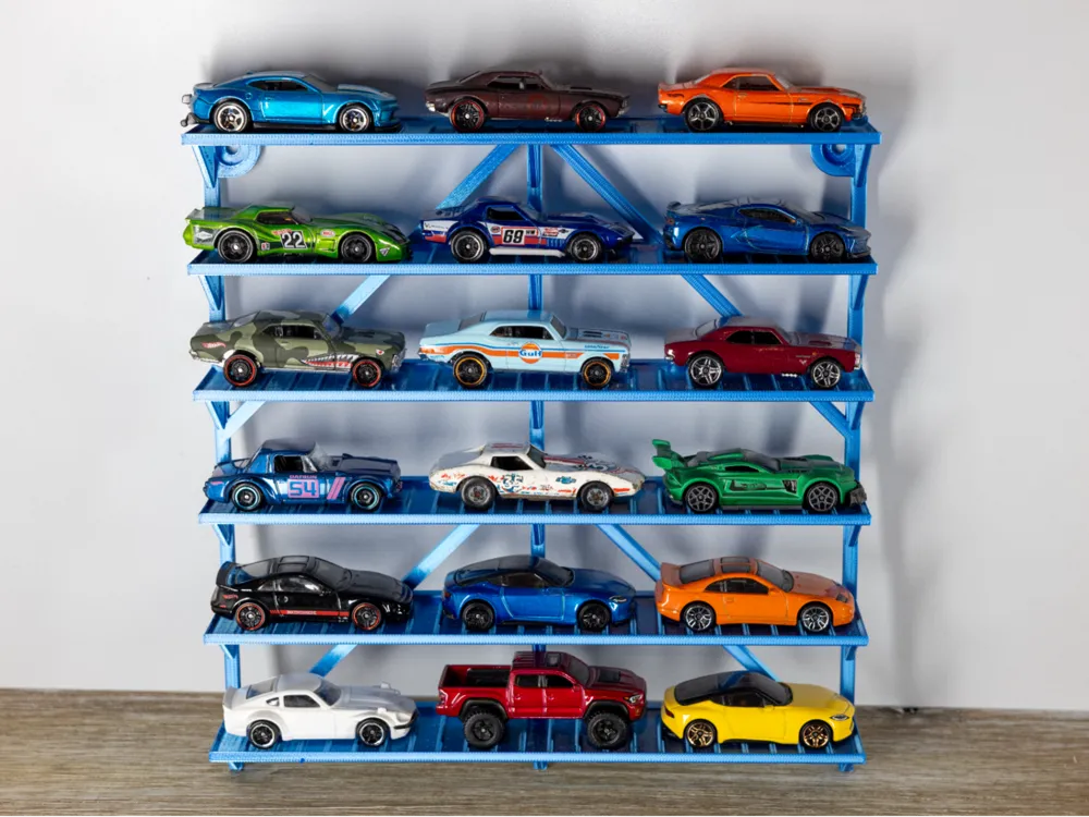 Diecast Wall Rack (Open Diecast) by dry3210 - MakerWorld