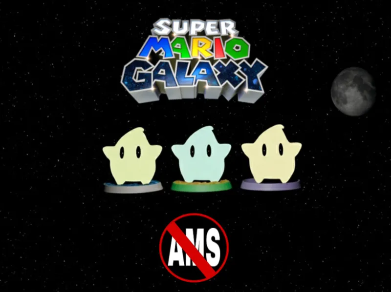 Super Mario Galaxy - Customizable Lumas (No AMS)
