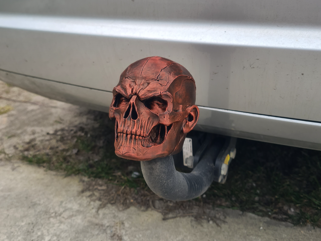 Skull htow bar hook
