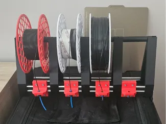 Enclosure spool holder