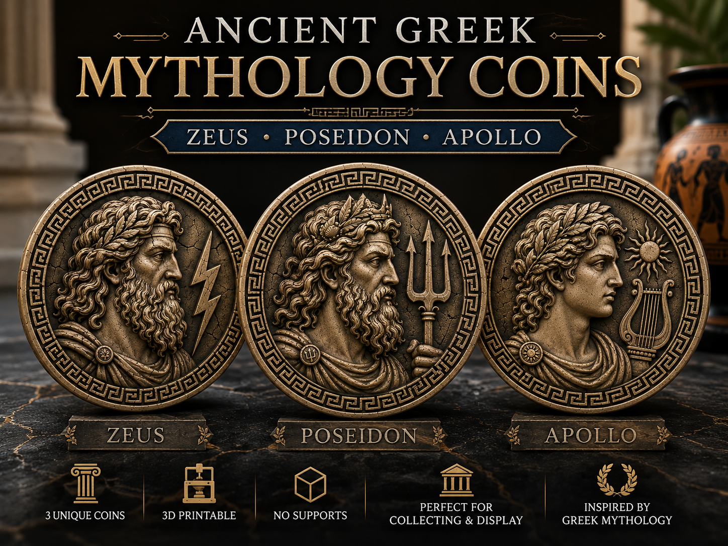 Ancient Greek Mythology Coins