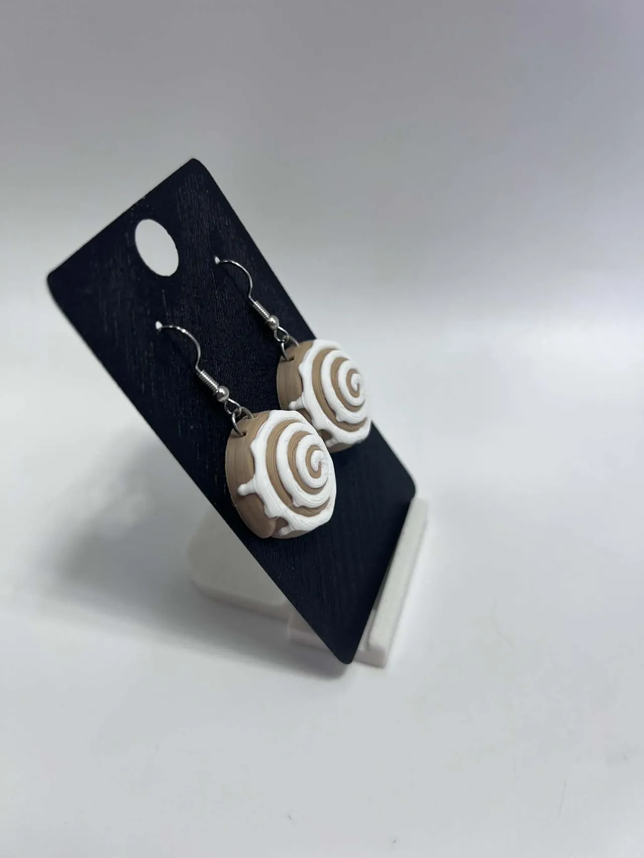 Cinnamon Bun Earrings view 3