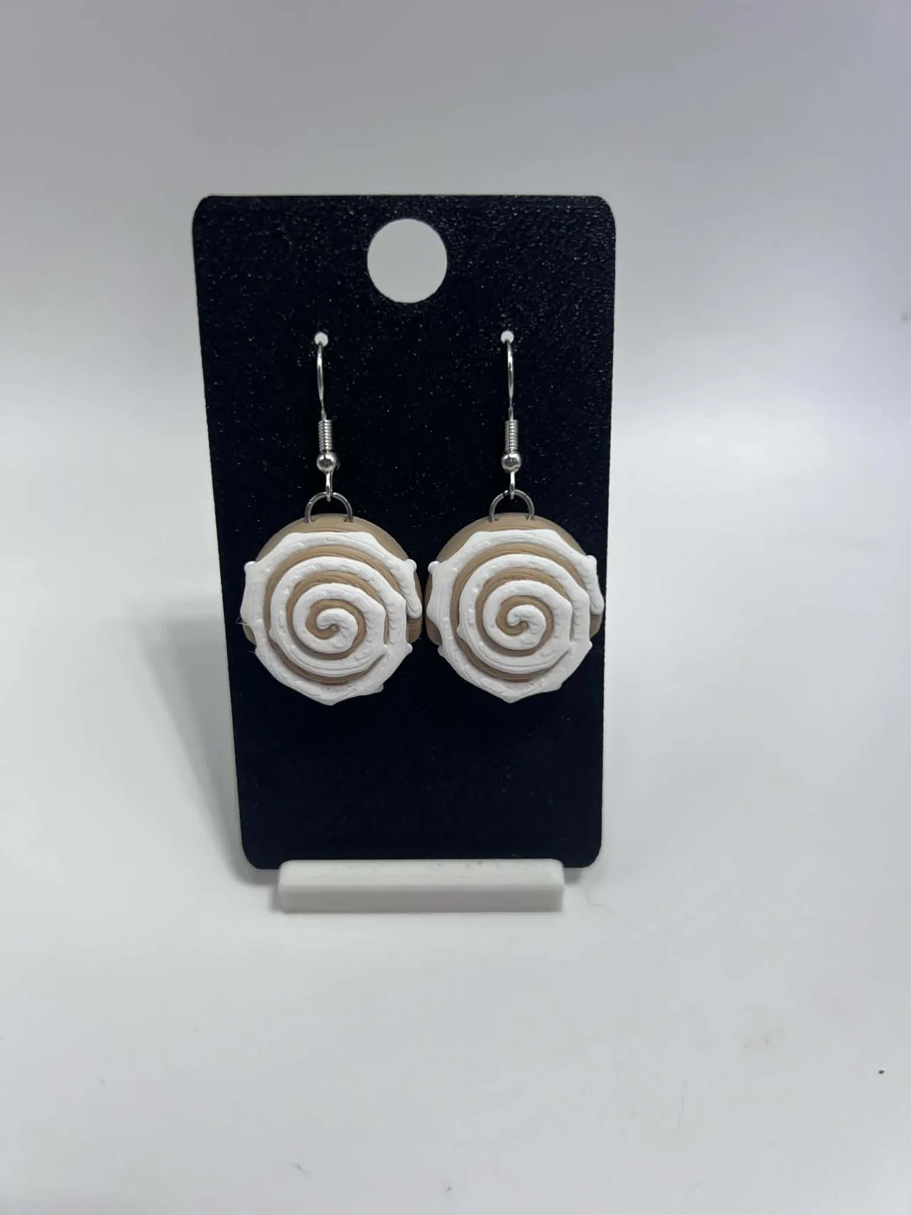 Cinnamon Bun Earrings view 4