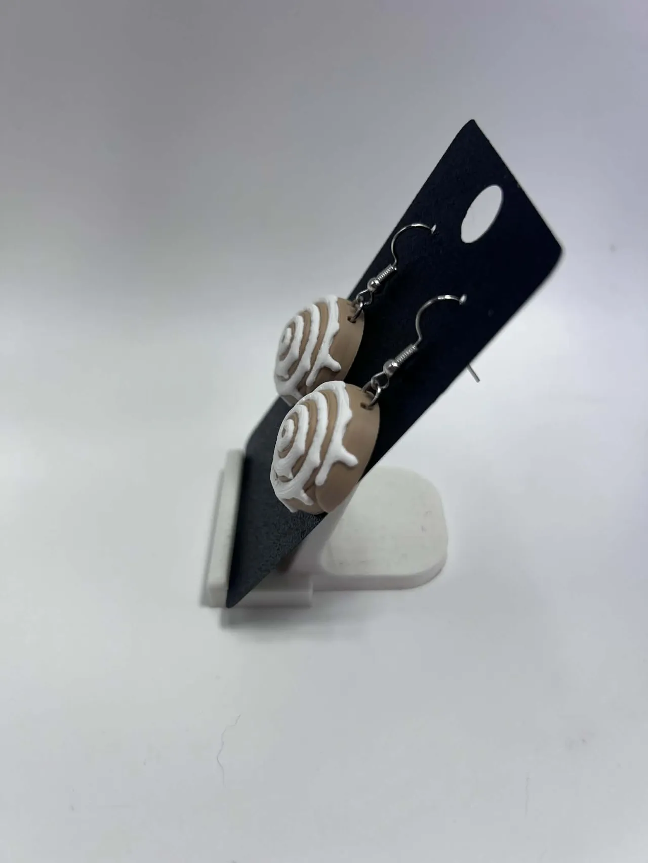 Cinnamon Bun Earrings view 2