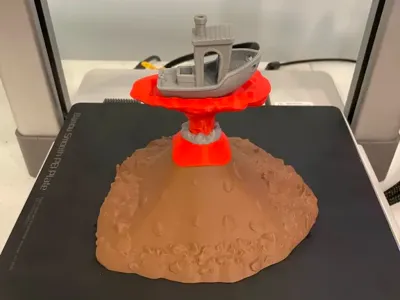 Benchy Volcano Stand