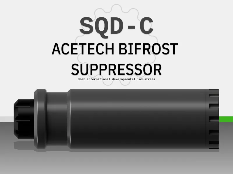 B&T SQD-C - Airsoft Suppressor for Bifrost Tracer