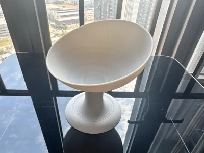 Minimalist Elevated Goblet Cat Bowl