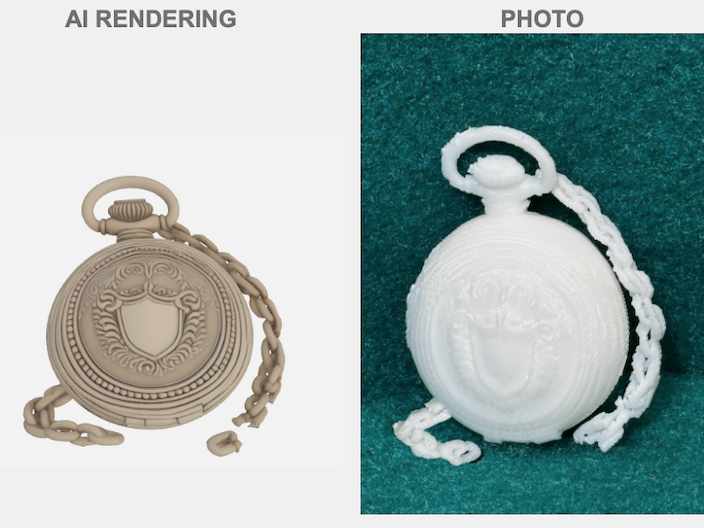 Pocket Watch Closed Broken Chain: #47