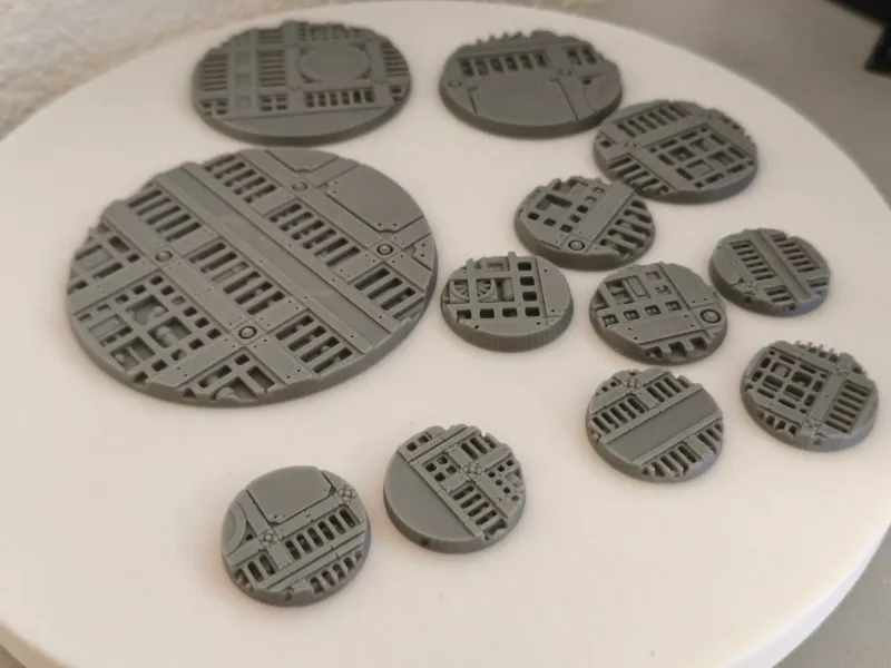 40k Scifi Tabletop bases 25-130mm