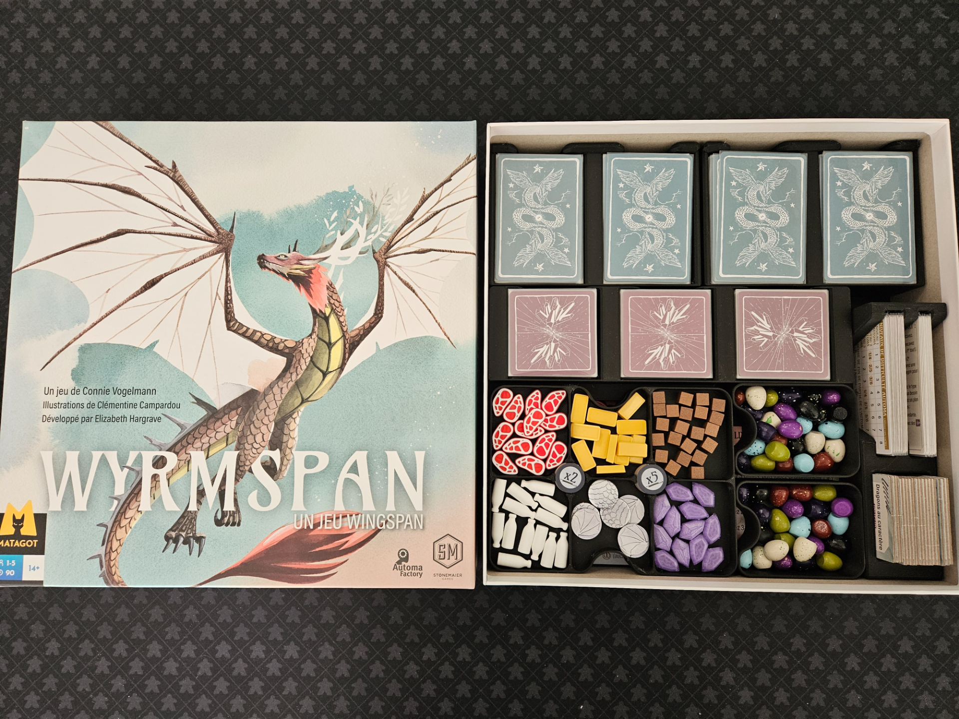 Wyrmspan with Dragon Academy exp - Insert 