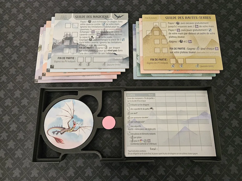 Wyrmspan avec extension Dragon Academy - Insert - Modèle d'Impression ...