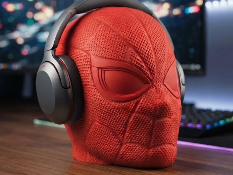 Suporte para fone de ouvido do Homem-Aranha NO AMS