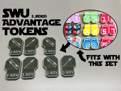 Star Wars Unlimited Advantage tokens double sided