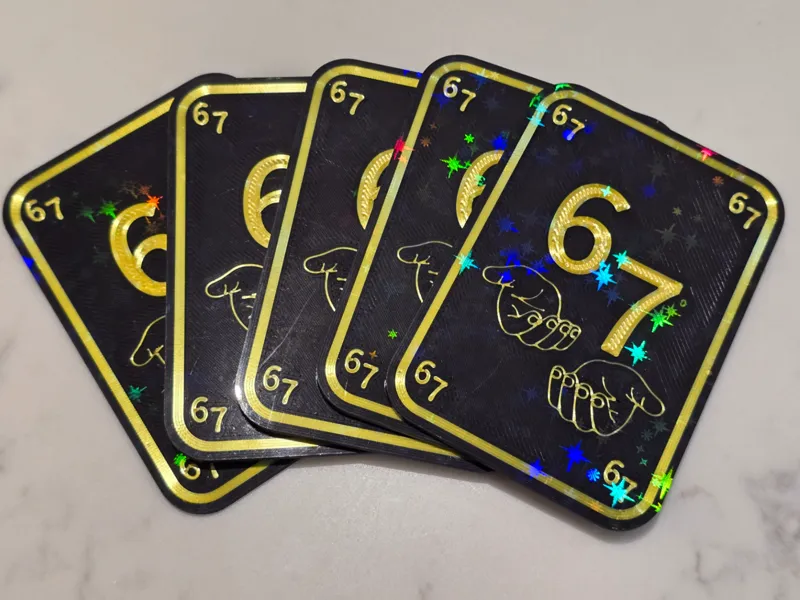 6 7 Card Six Seven