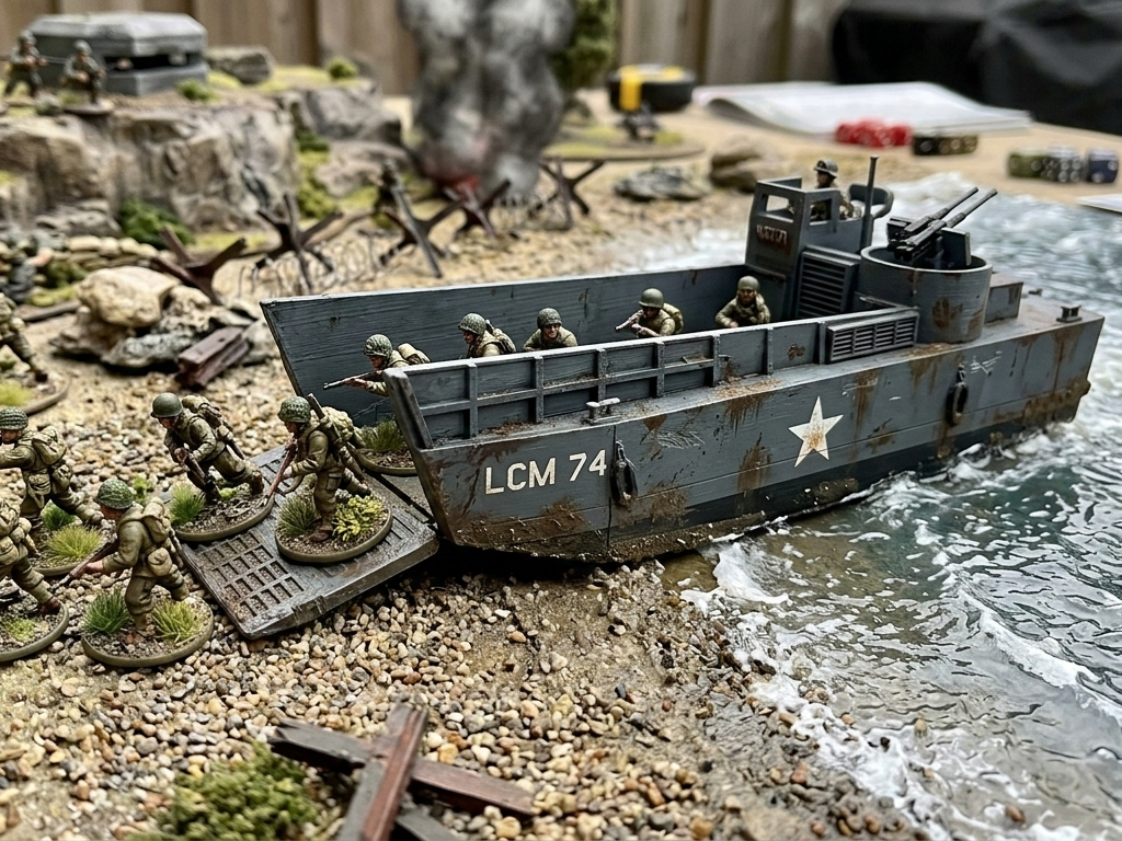 WW2 Tabletop Wargame Terrain - LCVP Higgins Boat