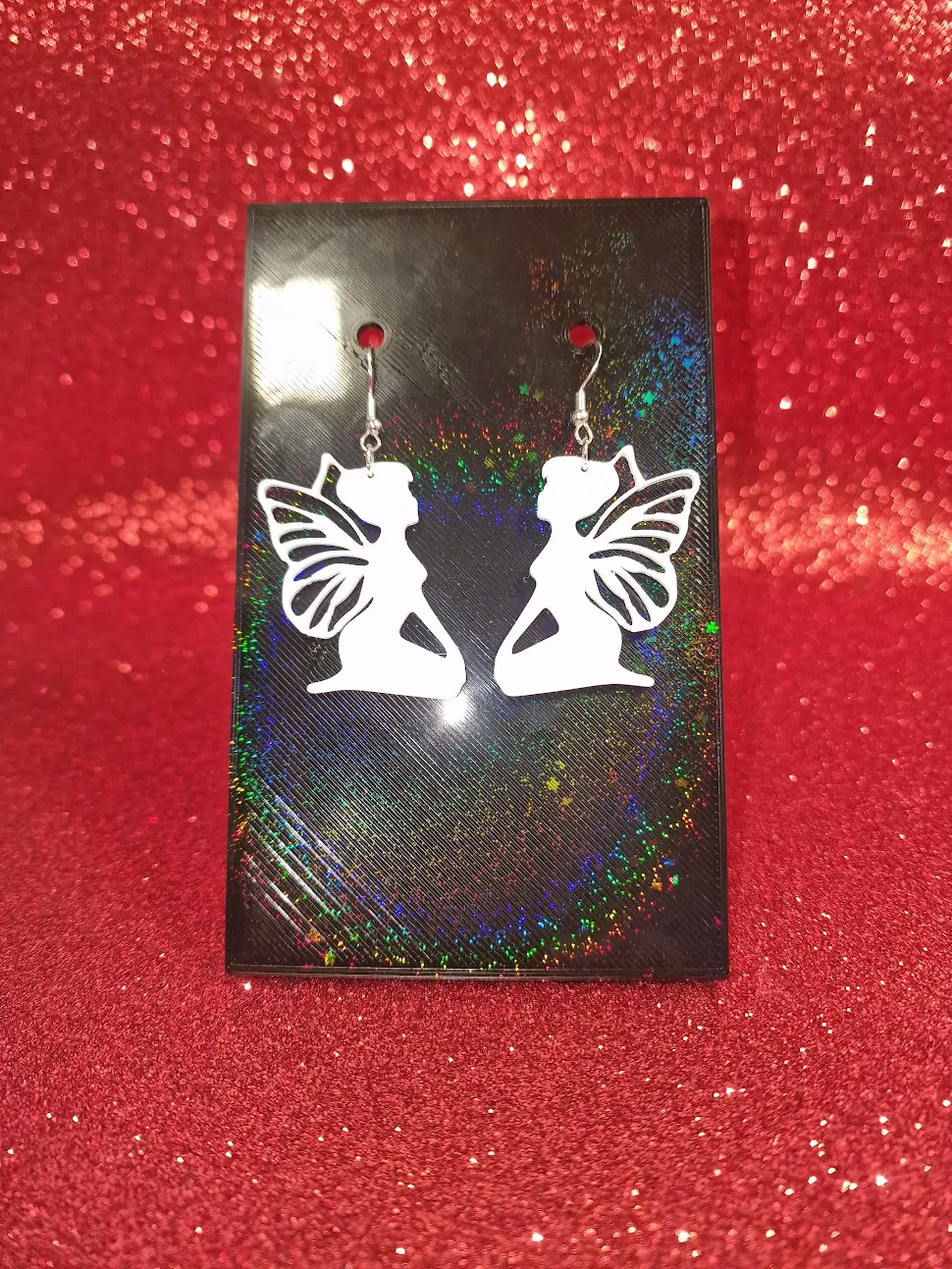 An enchanted fairy earrings view 2
