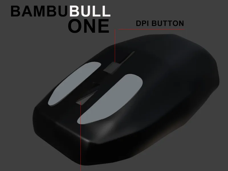 BambuBull One Wireless Mouse 002 Hardware Kit 