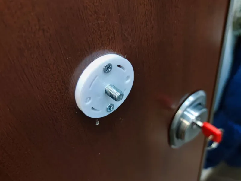 Supporto pomo pomolo a vite porta blindata casa