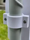 28mm⌀ Round Frame Clamp & Wire Clips
