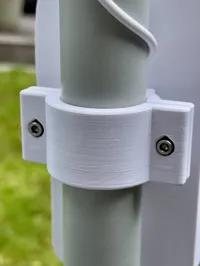 28mm⌀ Round Frame Clamp & Wire Clips