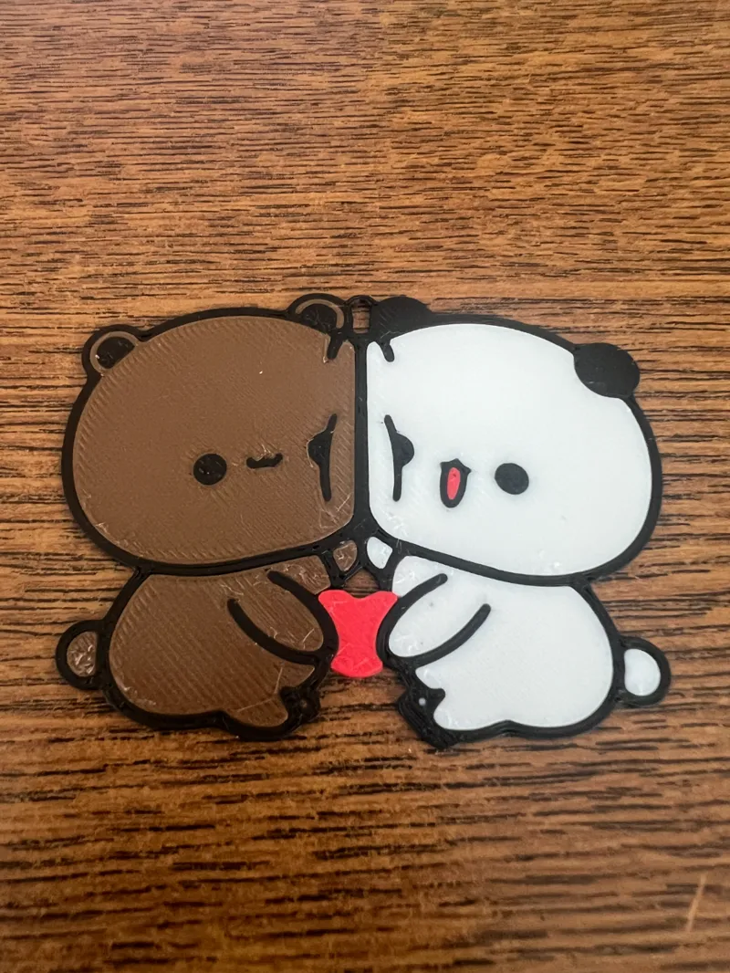 Bubu and Dudu keychain