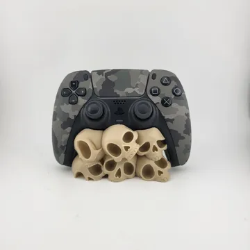 Adorno temático: PS5 Skull Controller Stand | Gaming Desk Decor — vista de referencia 3