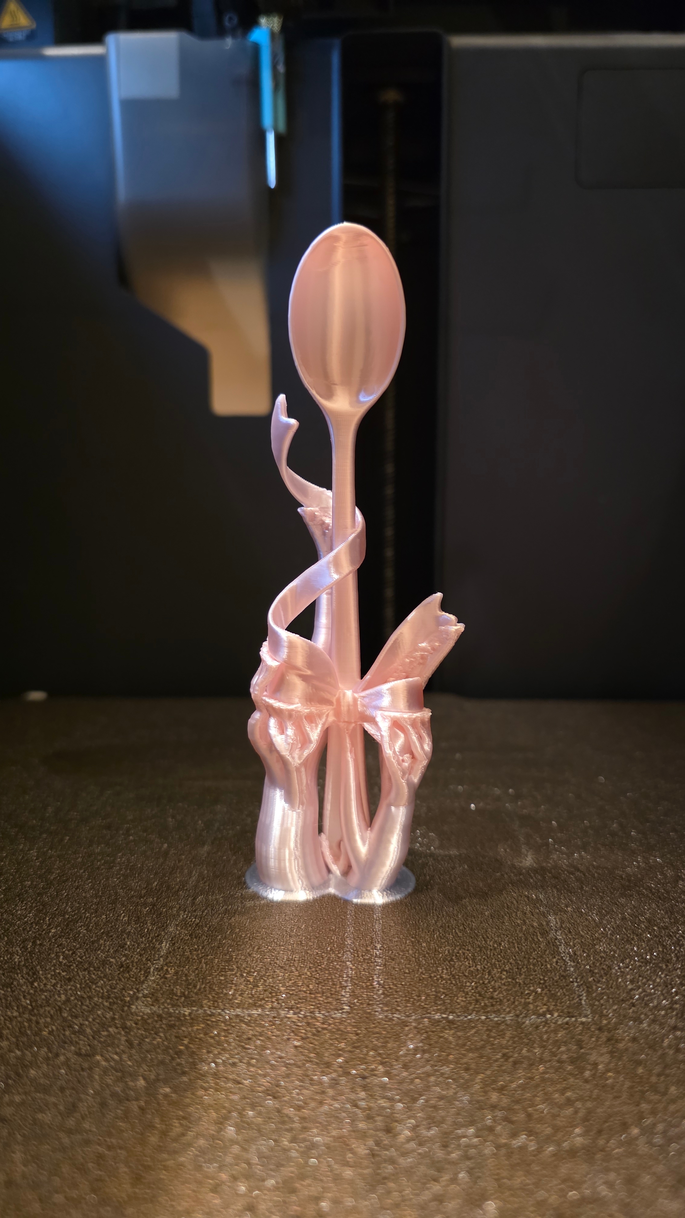 Miniatura 2 do modelo 3D 蝴蝶结小勺子，拼豆勺