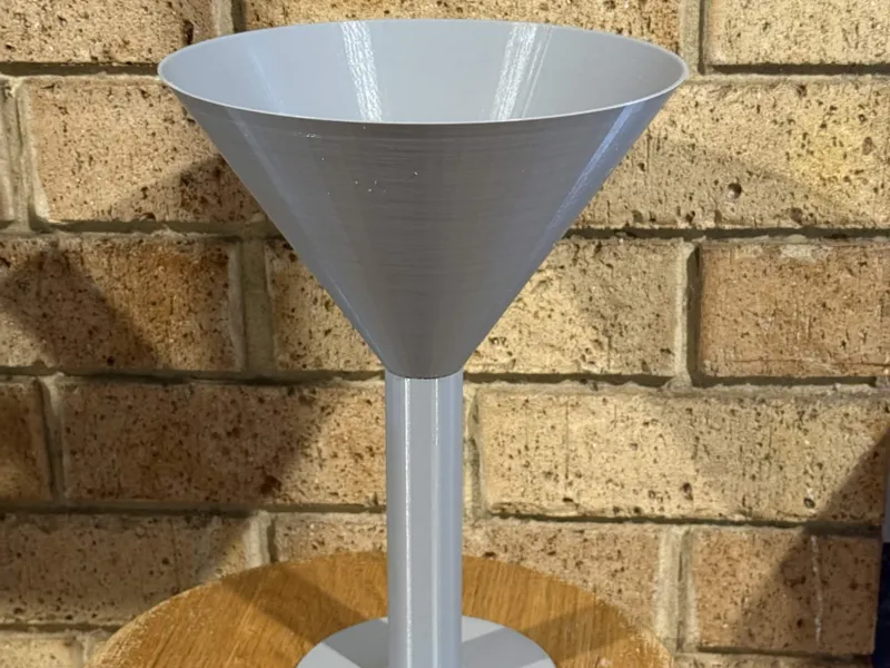 OverSize 2 Part Martini Glass