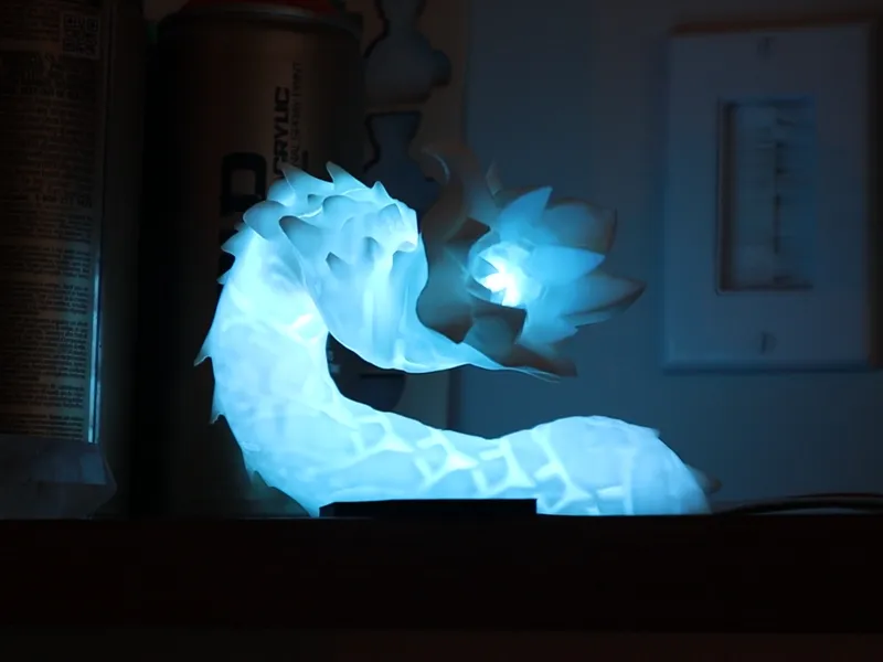 Glowing Wurm Lamp