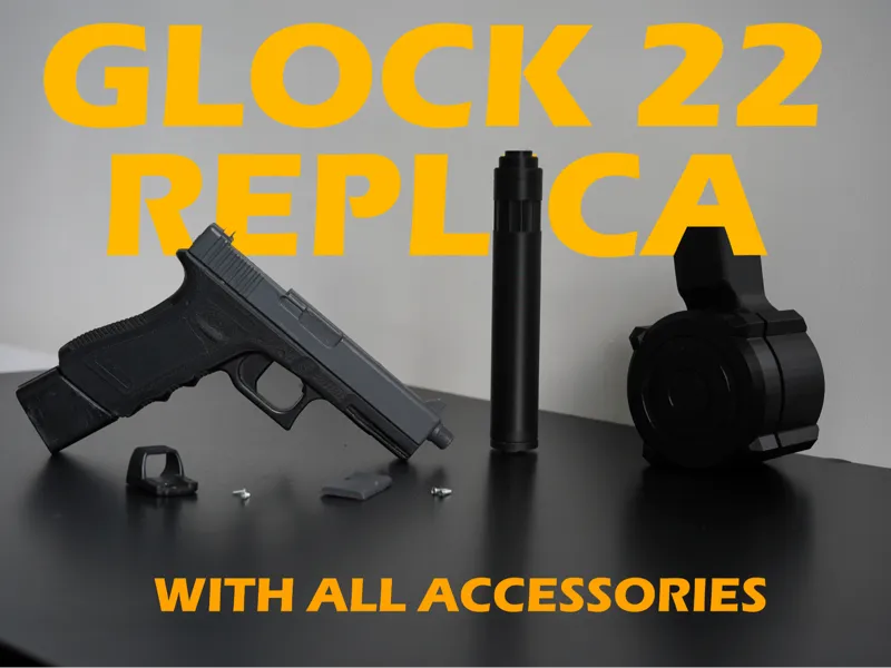 Glock 22 replica - Easy print