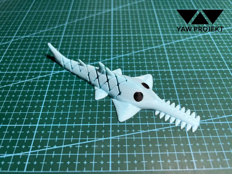 Flexi Sawfish | No Support | Print in Place