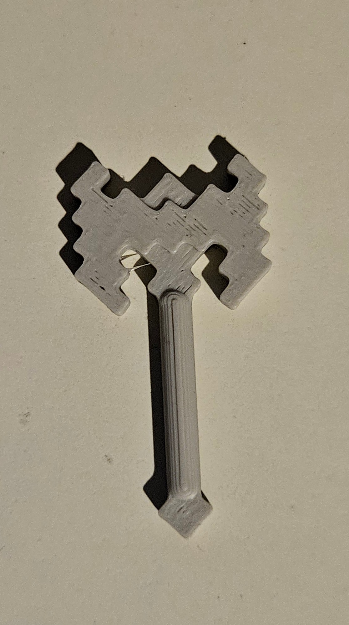 Miniatura 2 do modelo 3D Double Axe - Brick Figure Weapon